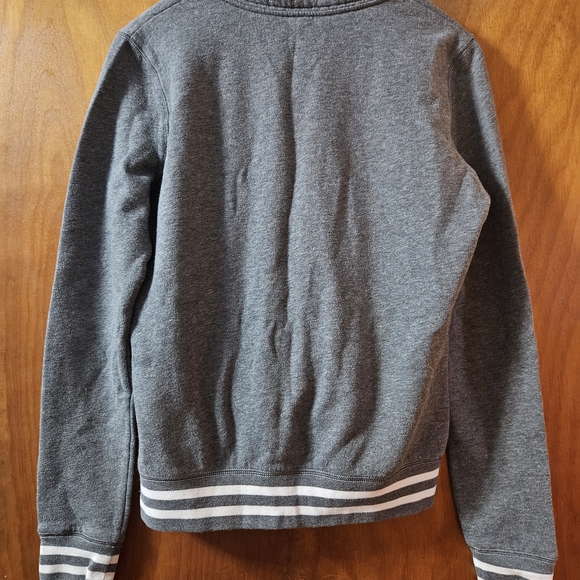 Victoria's Secret PINK Charcoal Zip-Up Sweater - Picture 2 of 4